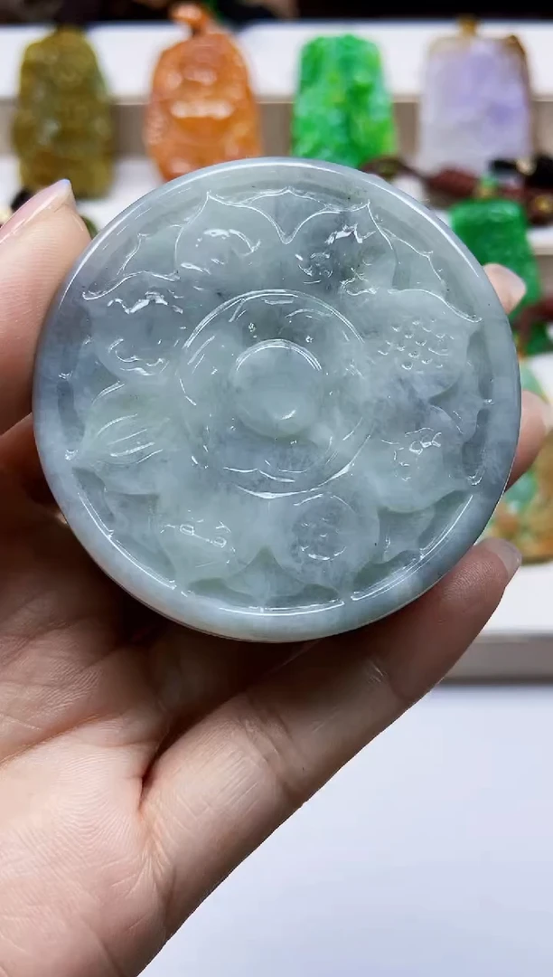 颈饰未镶嵌翡翠翡翠A货