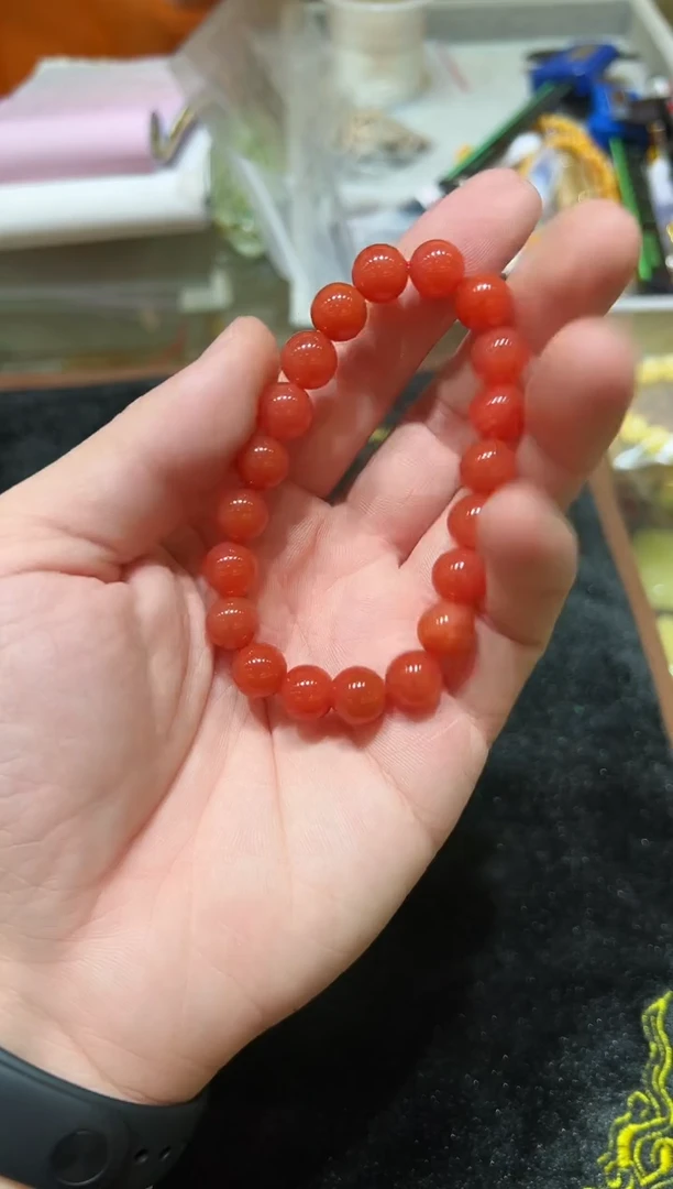 未镶嵌手串南红玛瑙南红手串素圈多样性发其一