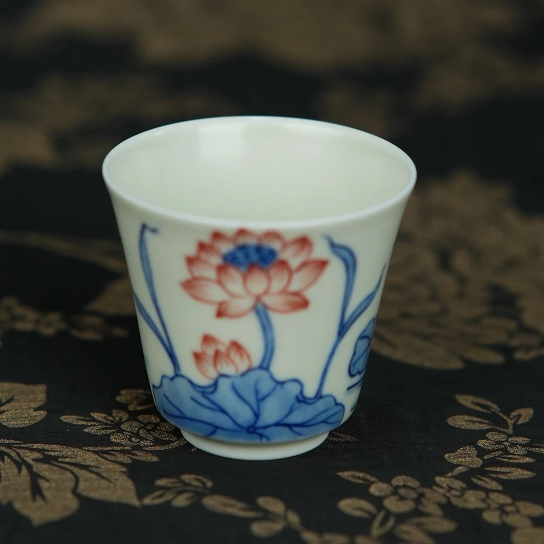 荷花福利闻香杯「雨溪山房」