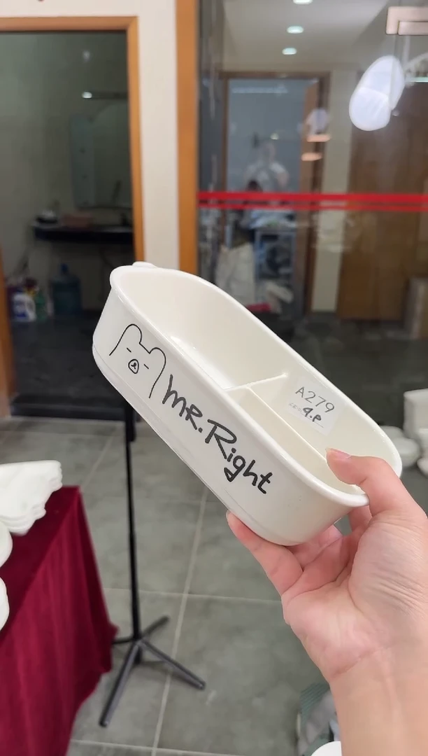 摆件陶微瑕 双耳饭盒