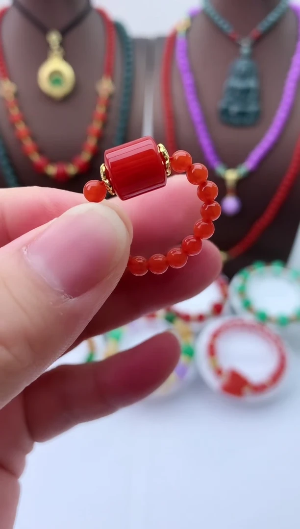 【闪购商品】翡翠戒指14K金镶嵌J19戒指