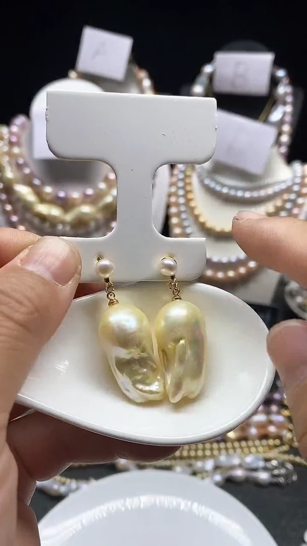 【闪购商品】淡水珍珠耳饰未镶嵌多人