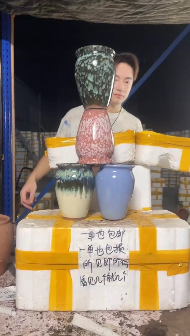 紫砂花盆紫砂花盆宜兴紫砂粗陶花盆12*16