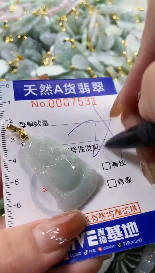 颈饰未镶嵌翡翠天然A货翡翠