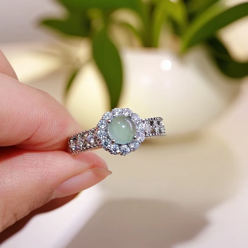 天然A货翡翠 假一赔四多样性发货 气质时尚 复古精美 女士简约