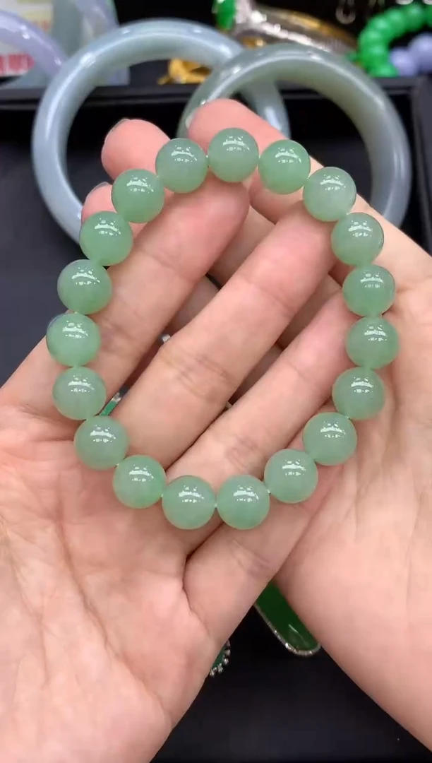 未镶嵌手串翡翠547-中国好珍宝