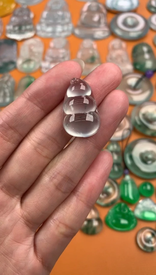 【闪购商品】翡翠颈饰未镶嵌23.9-15.4-6.0