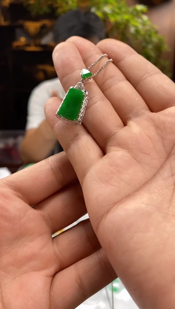 吊坠(不含链)未镶嵌翡翠jh19天然缅甸翡翠a货