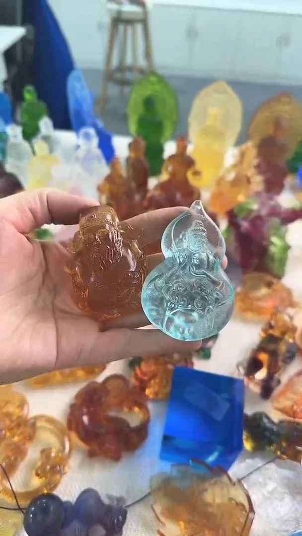 手工艺品琉璃两个