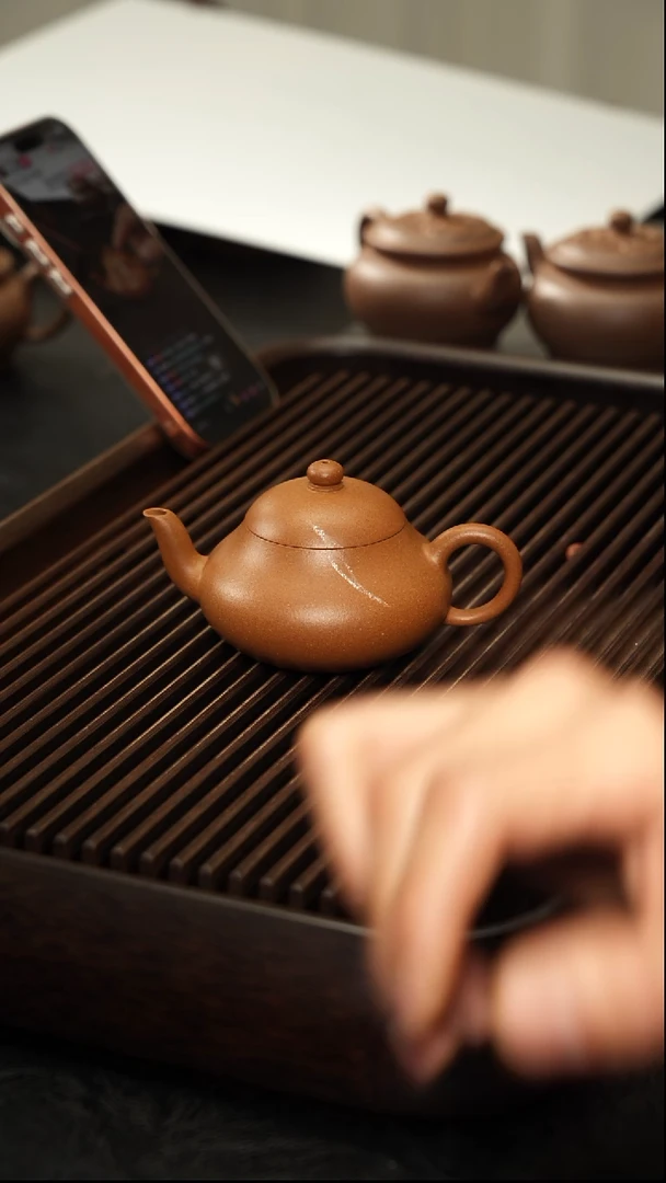 茶壶紫砂开心一下