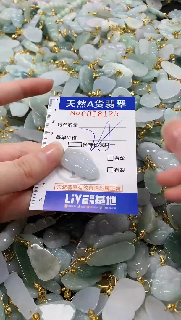 颈饰未镶嵌翡翠纯天然a货翡翠