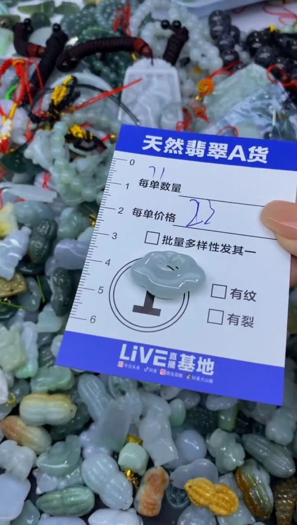 颈饰未镶嵌翡翠天然翡翠A货批量多样性发一件