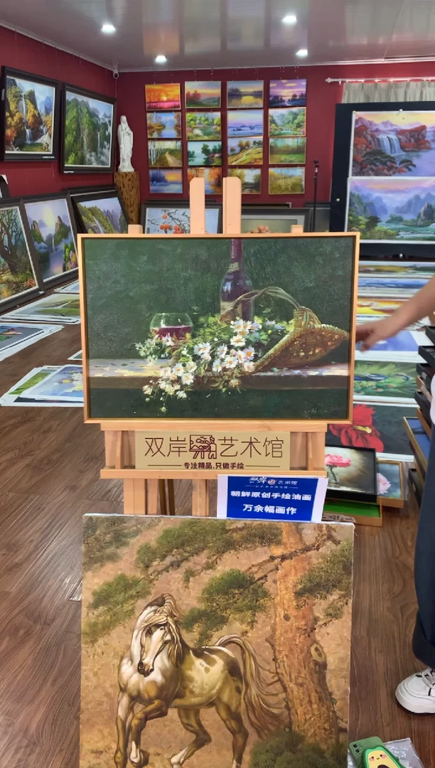 油画【22号】朝鲜原创手绘油画【功勋Ⅰ级画家丨孤品佳作】【顺丰包邮】