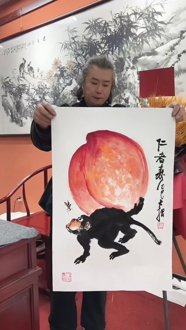 国画周大拙/国画/花鸟