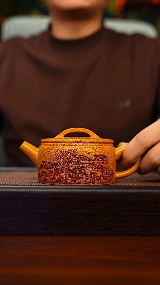 茶壶紫砂原矿紫砂手工茶壶