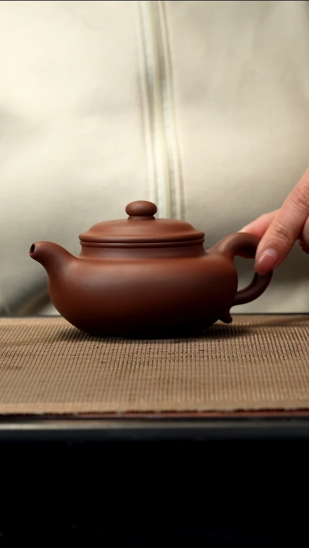 紫砂茶盏底槽清仿古220CC