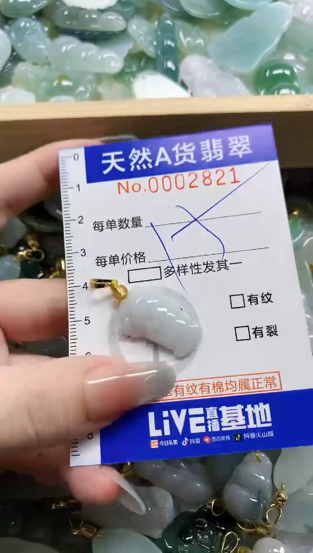 颈饰未镶嵌翡翠天然A货翡翠