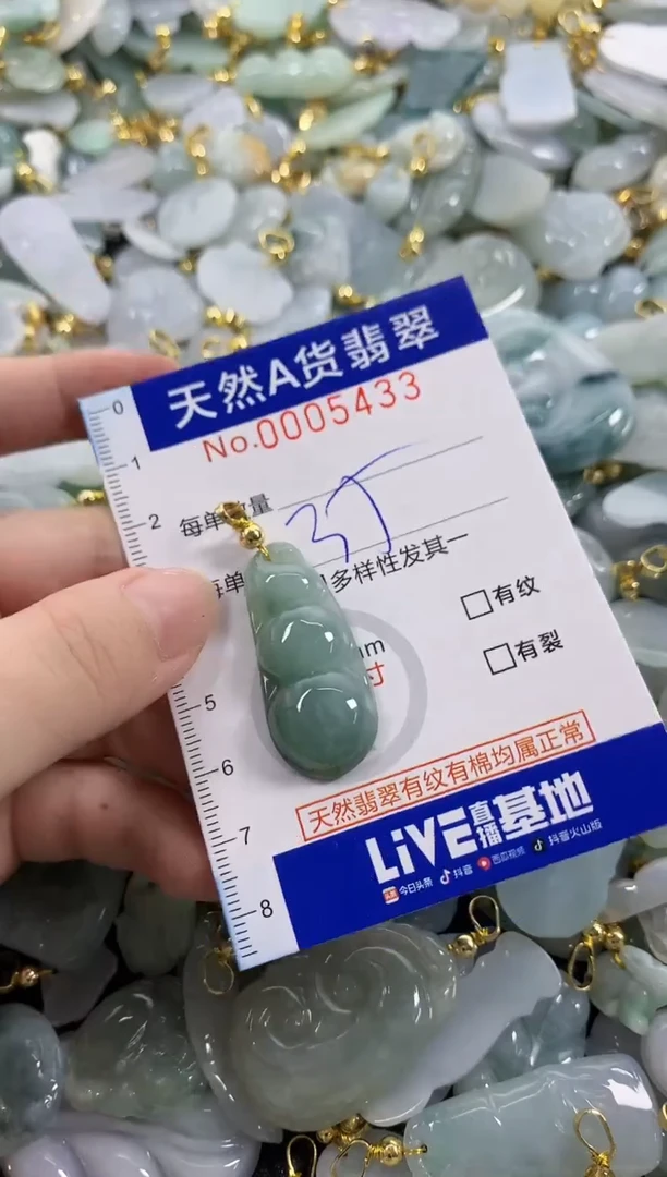 颈饰未镶嵌翡翠天然A货翡翠