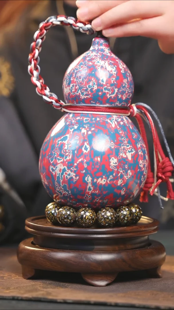 【闪购商品】YS290漆艺酒葫芦不包手串及旋转底座