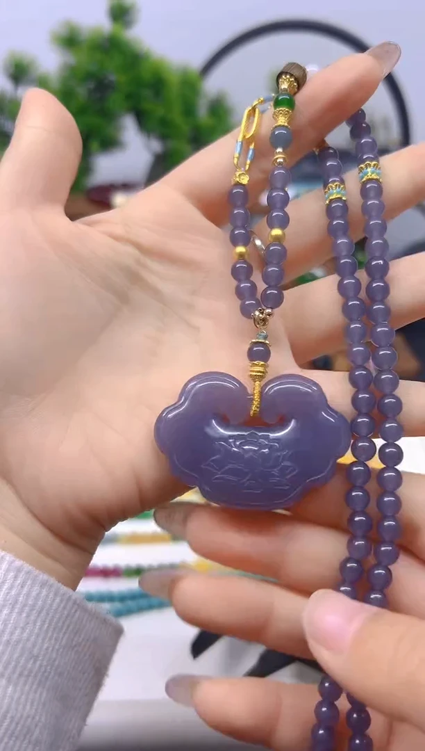 【闪购商品】和田玉毛衣链未镶嵌毛衣链M606