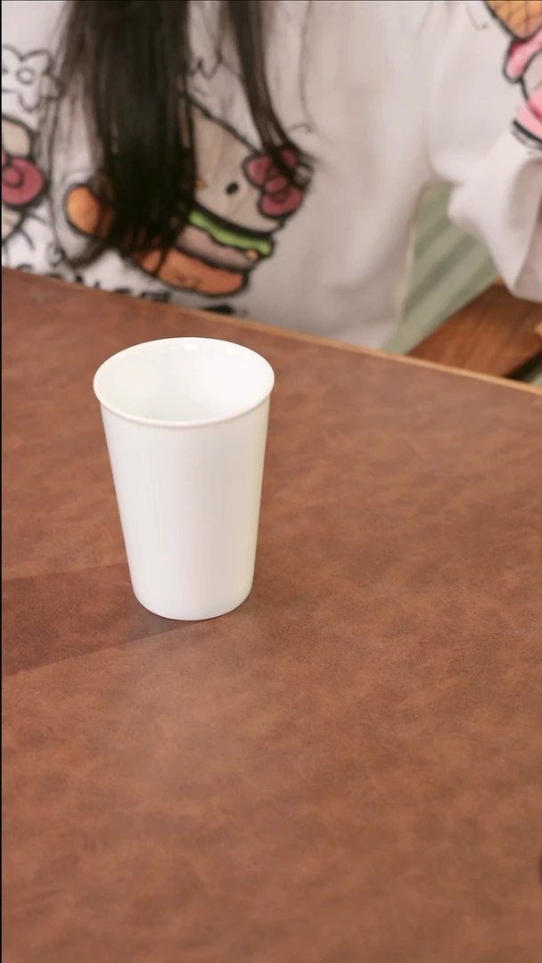 景德镇纯手工白胎可乐杯