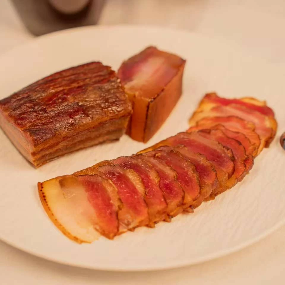 林英明 城口县林英明牌城口三线腊肉500g/袋农村散养粮食猪