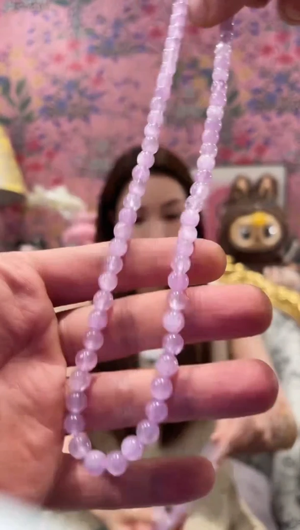 项链锂辉石未镶嵌紫锂辉