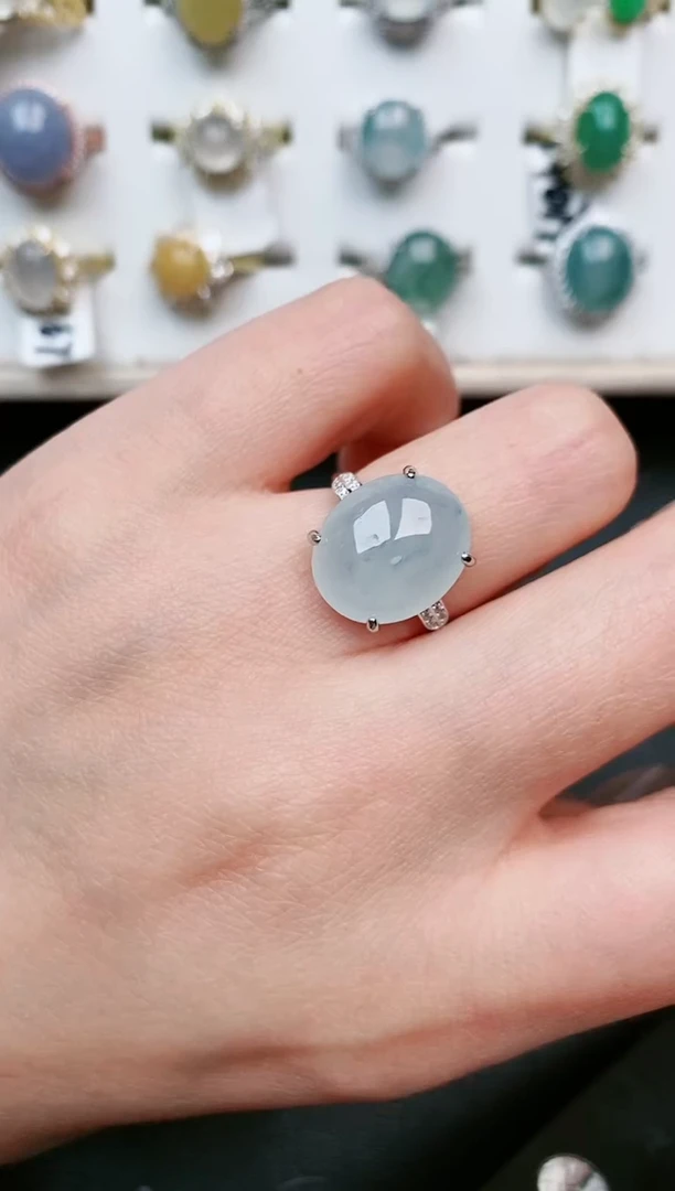 【闪购商品】翡翠戒指银S925镶嵌.....