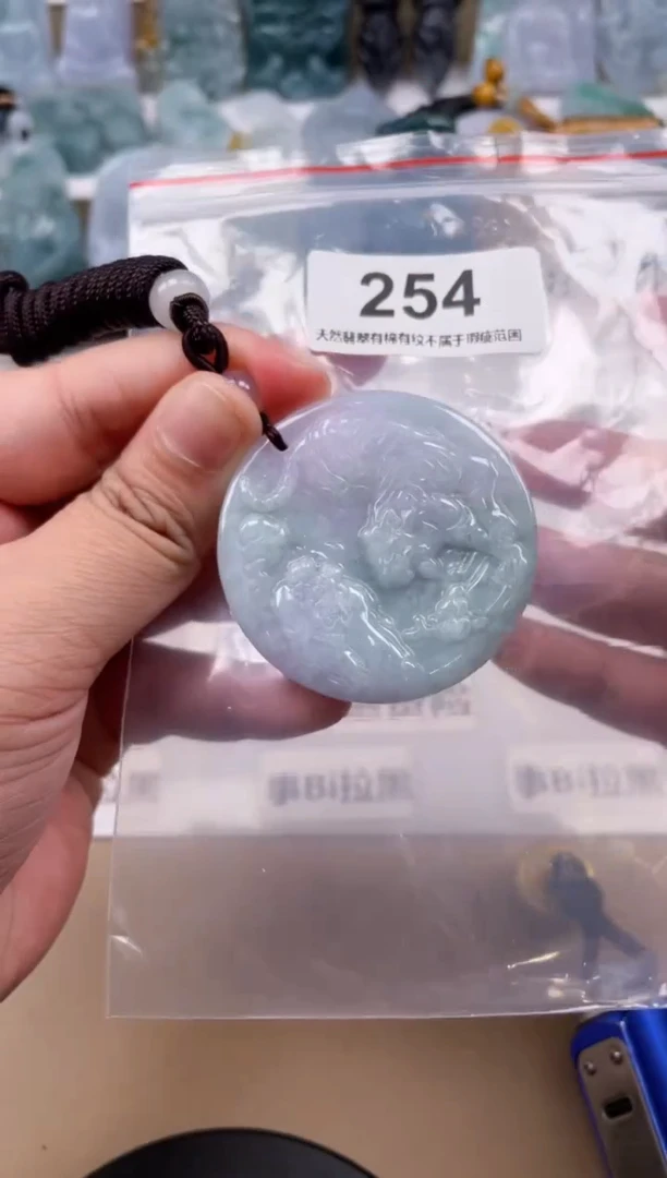 【闪购商品】翡翠颈饰未镶嵌天然缅甸A货翡翠254