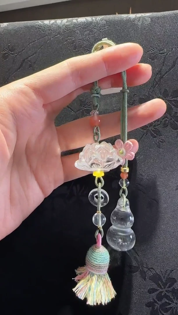 水晶手绳未镶嵌莲花葫芦款