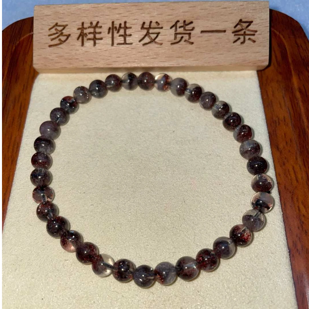 【明月水晶】高货 暗夜玫瑰5mm 多样性发一