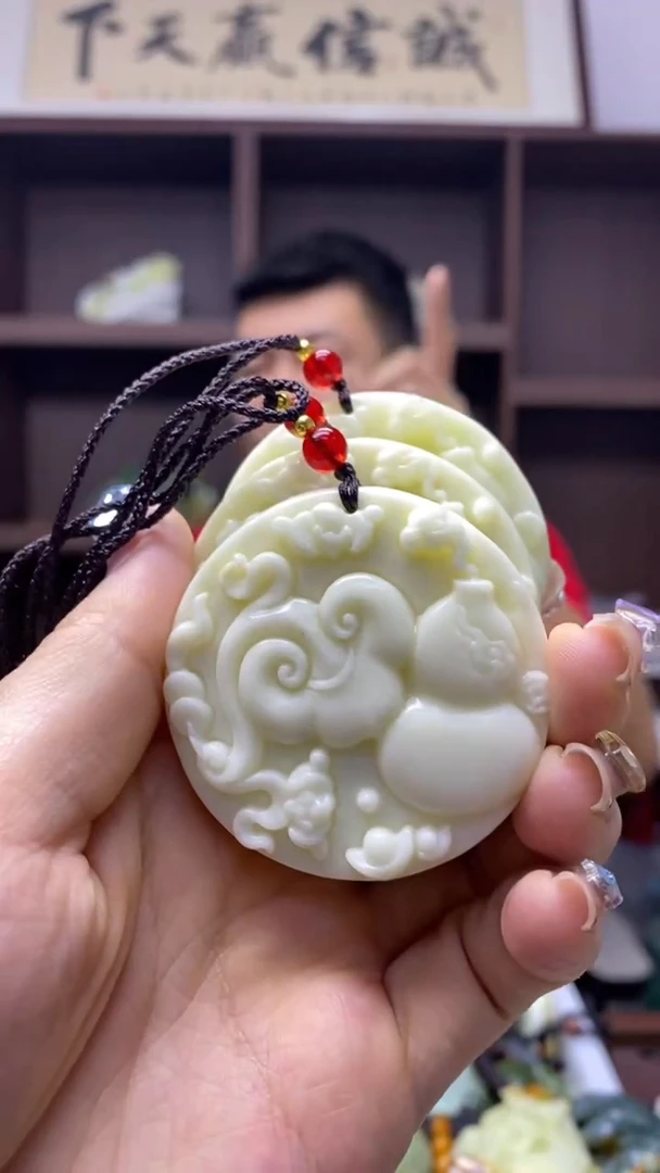 未镶嵌岫玉挂件多种样式单发一