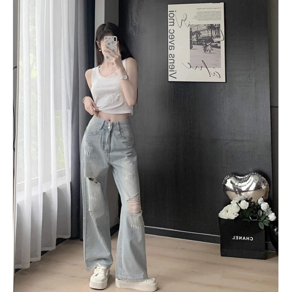 【现货】针织吊带背心女夏新款美式复古气质修身显瘦小个子短款上衣