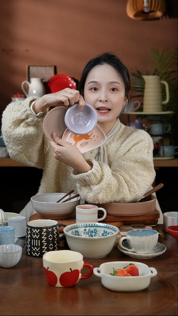 瓷片3个装小碟子 微瑕 凑满20发货