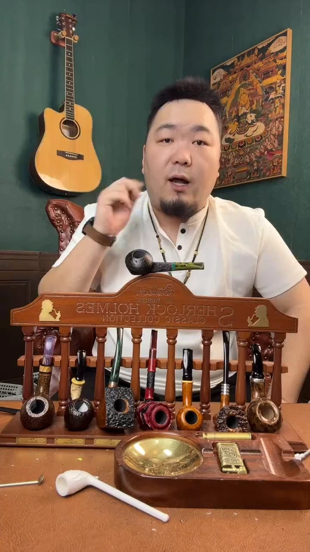 石楠木木雕款意大利进口石楠木烟斗