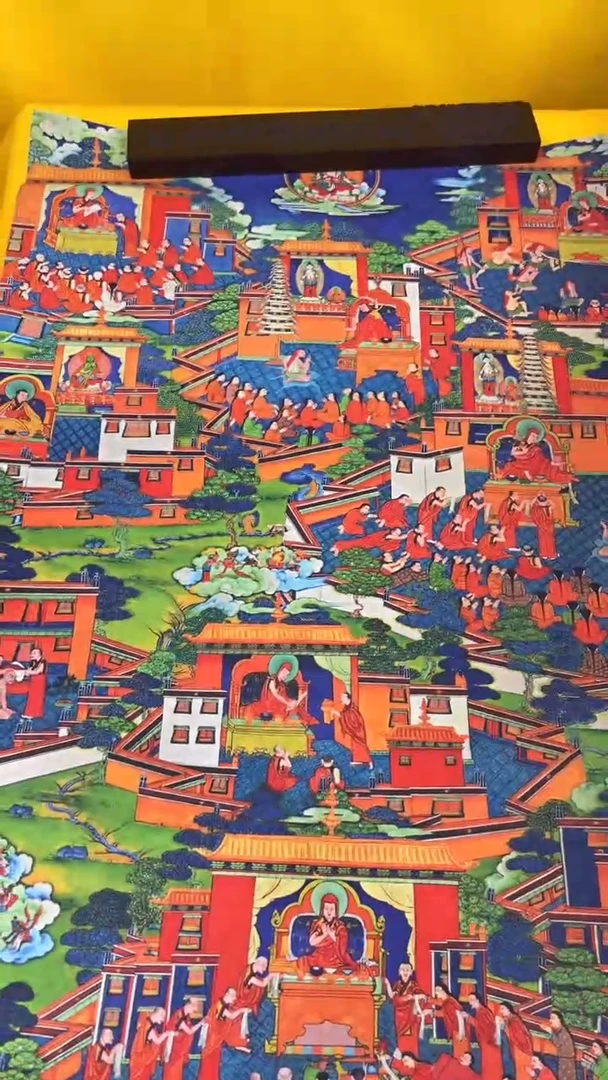 卷轴画绘画类唐卡   16051