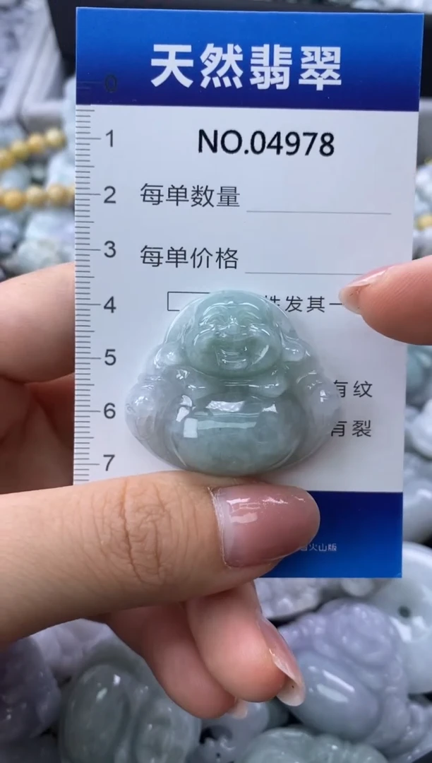 翡翠未镶嵌颈饰缅甸A货翡翠04978