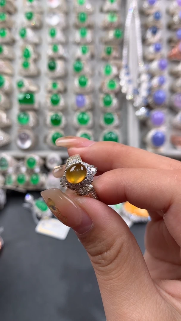 【闪购商品】定制翡翠未镶嵌天然翡翠戒面  福利款1.17