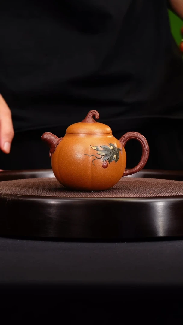 茶壶紫砂南瓜