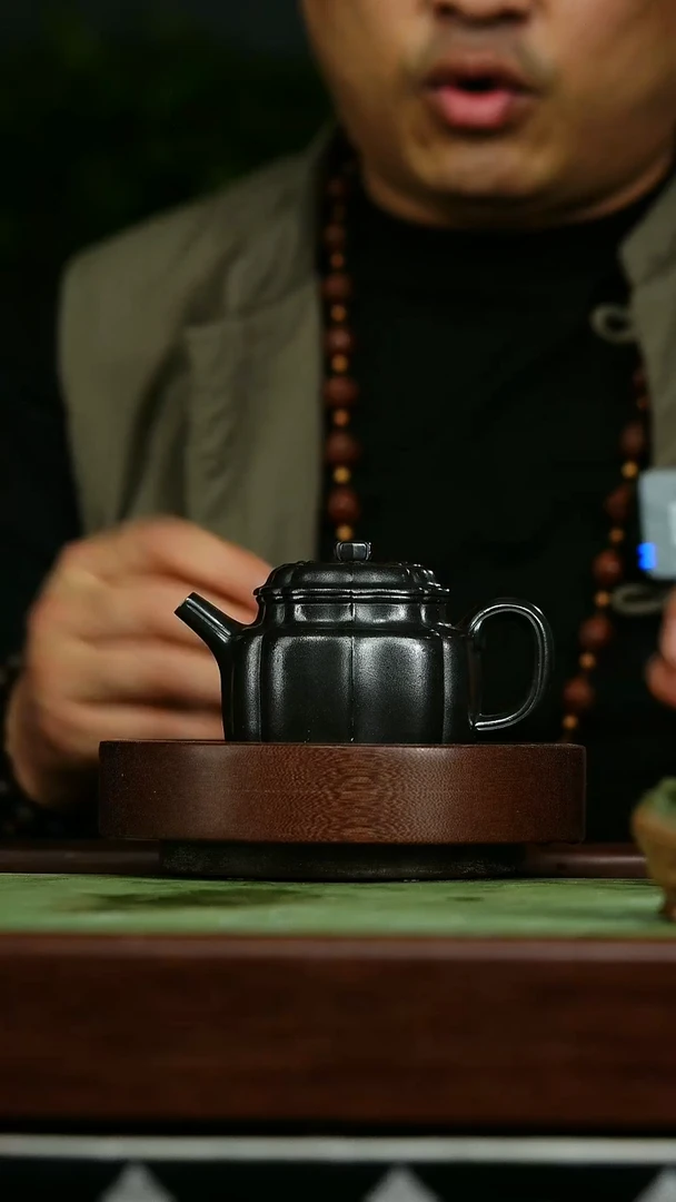 茶壶紫砂t66石黄锦文德中