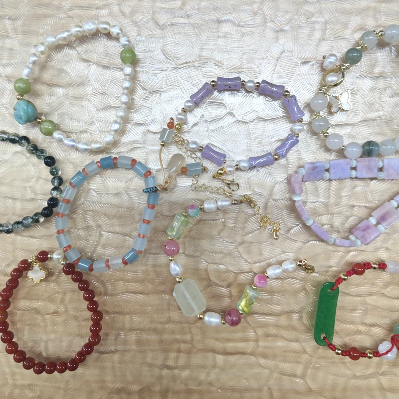 非金属仿水晶手链 手链浮力（宠粉）手工可爱百搭汉服配饰