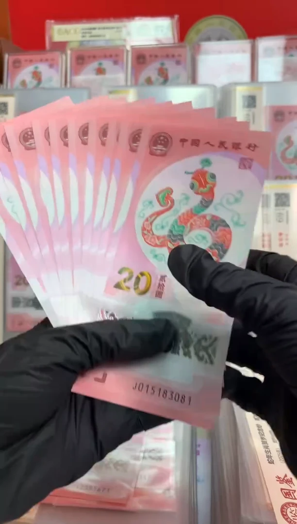 【闪购商品】塑料蛇钞 真钞 十连号 【随机号码】