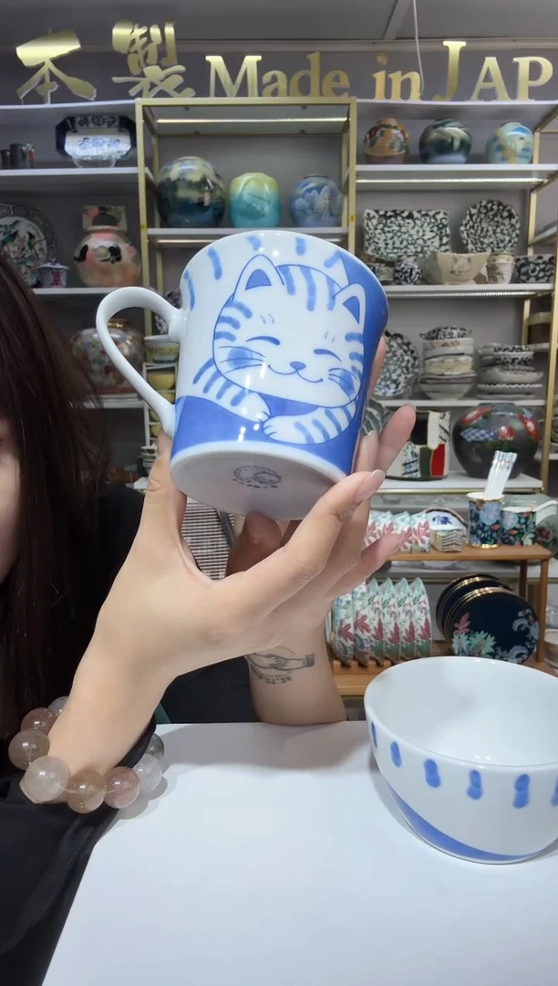 陶瓷虎猫马克杯一只装