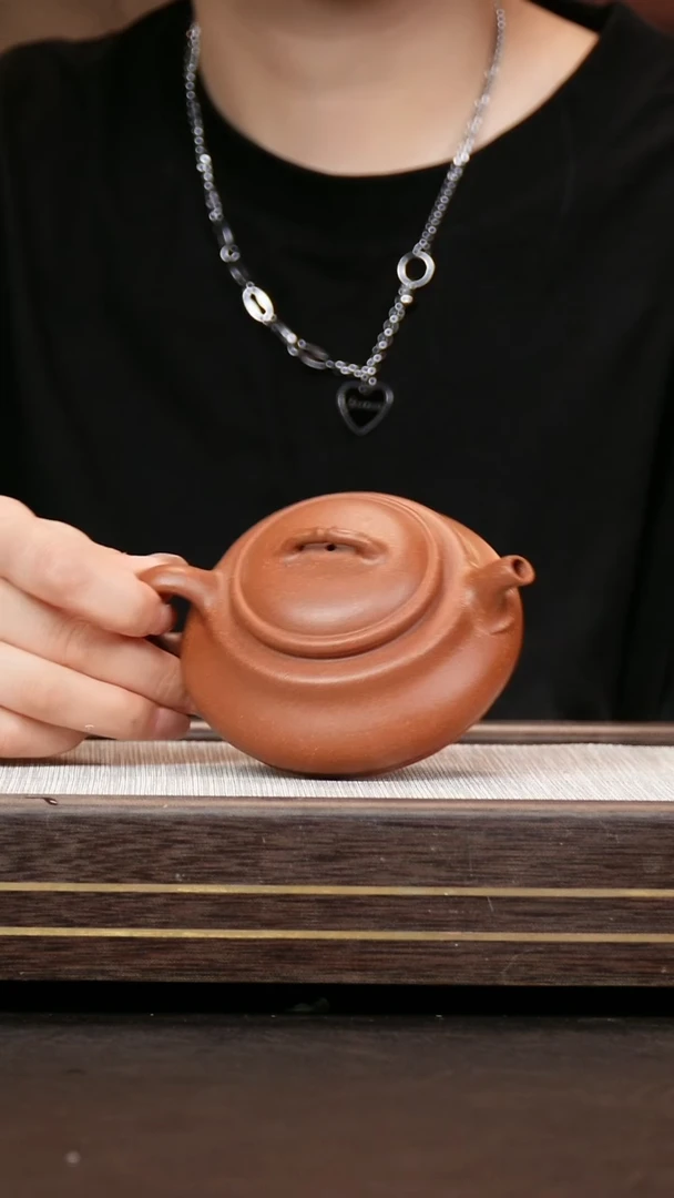 茶壶紫砂金降坡  知秋壶