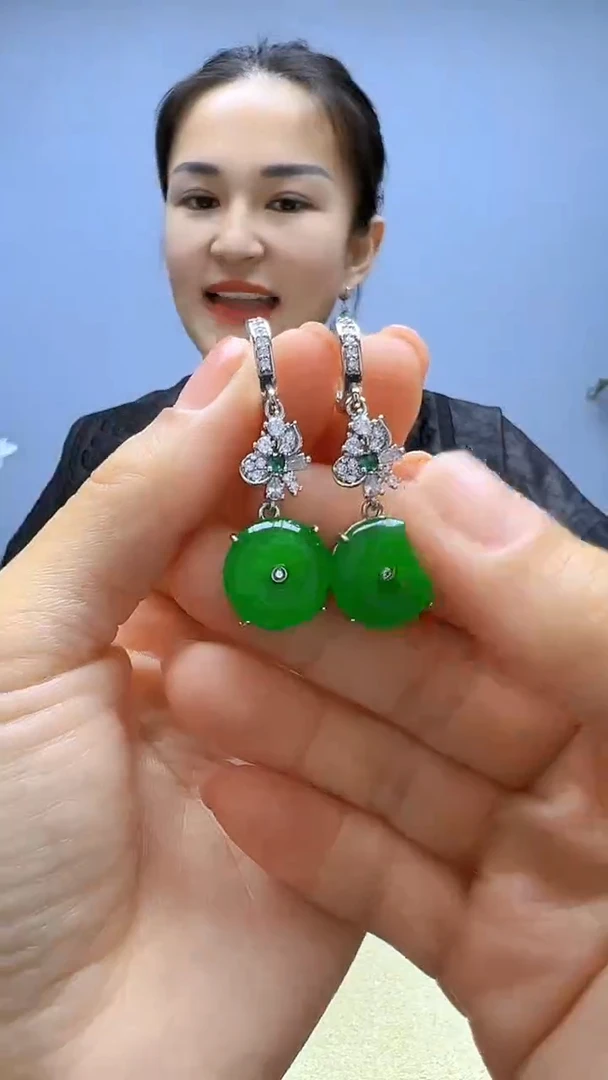 颈饰银S925镶嵌翡翠高货diy劲饰