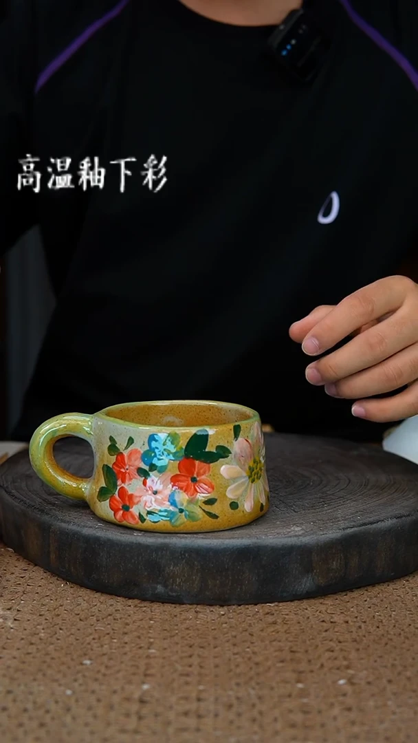 釉下彩60手工高温陶瓷