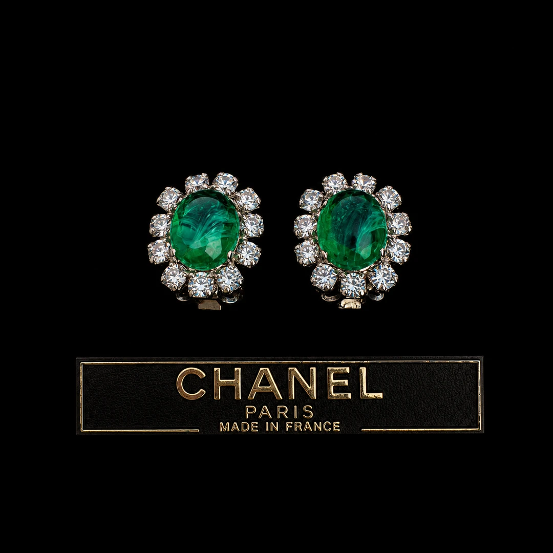 95新 Chanel/香奈儿 95新 Dior耳夹 A722