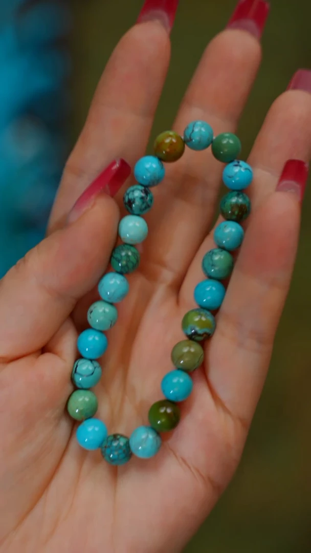 未镶嵌绿松石珠宝奇石b001