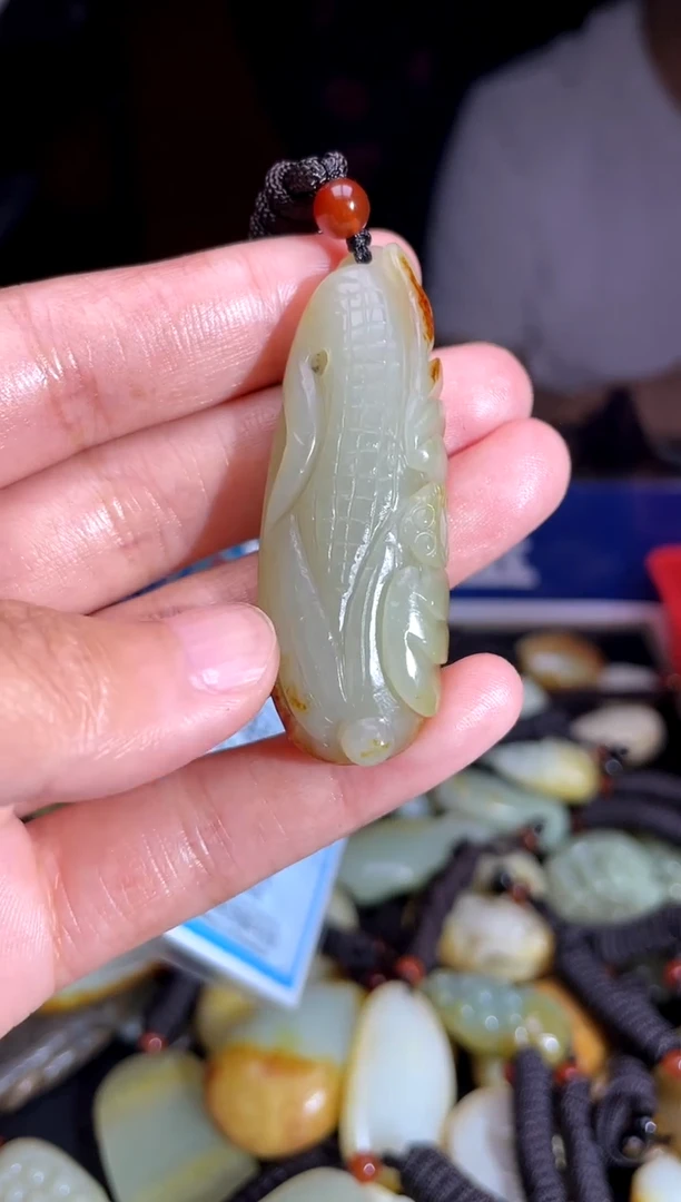 和田玉未镶嵌挂件1