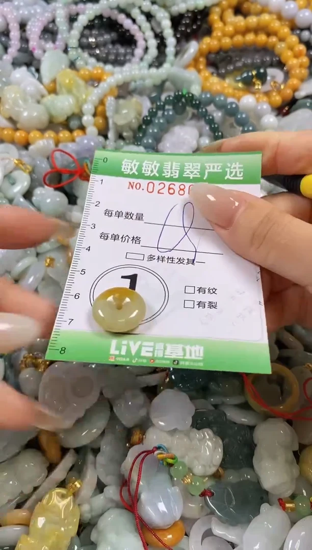 翡翠未镶嵌颈饰闪购0268672